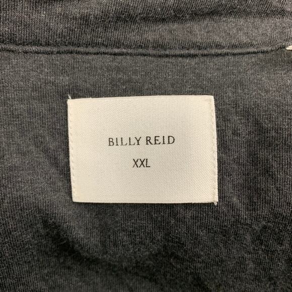 BILLY REID Size XXL Gray Cotton Polyester Shirt Jacket - Picture 5 of 6